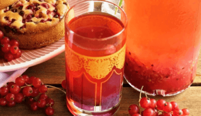Компот из красной смородины